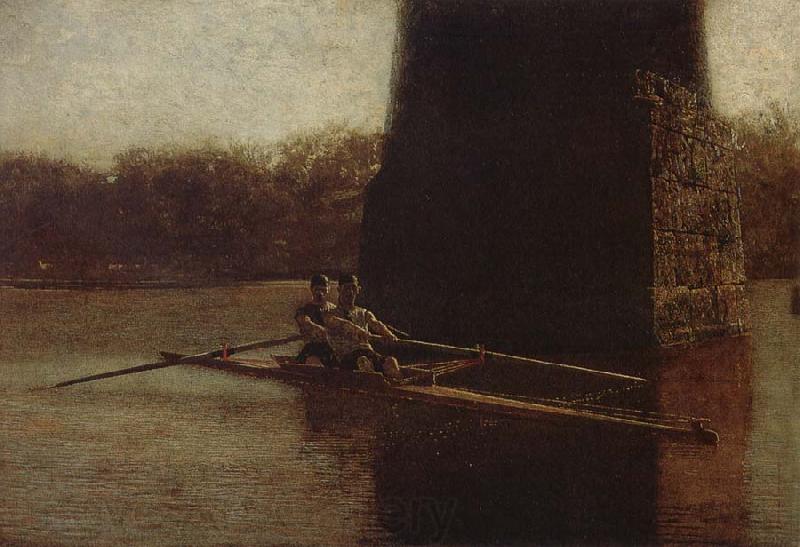 Thomas Eakins Two Person Dinghy Norge oil painting art
